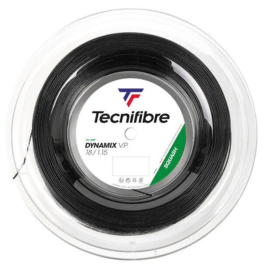 Squash Racquet Stringing - Tecnifibre Black